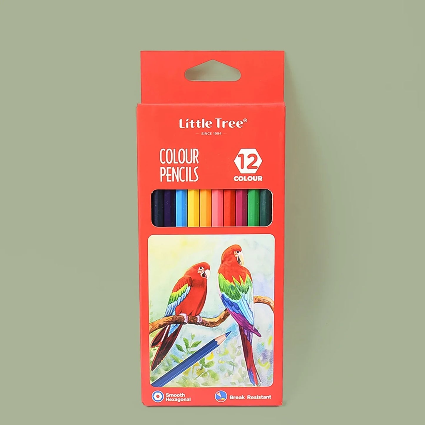 Art Drawing Wooden Pencils Color (12 Pcs Set) - Zidbik