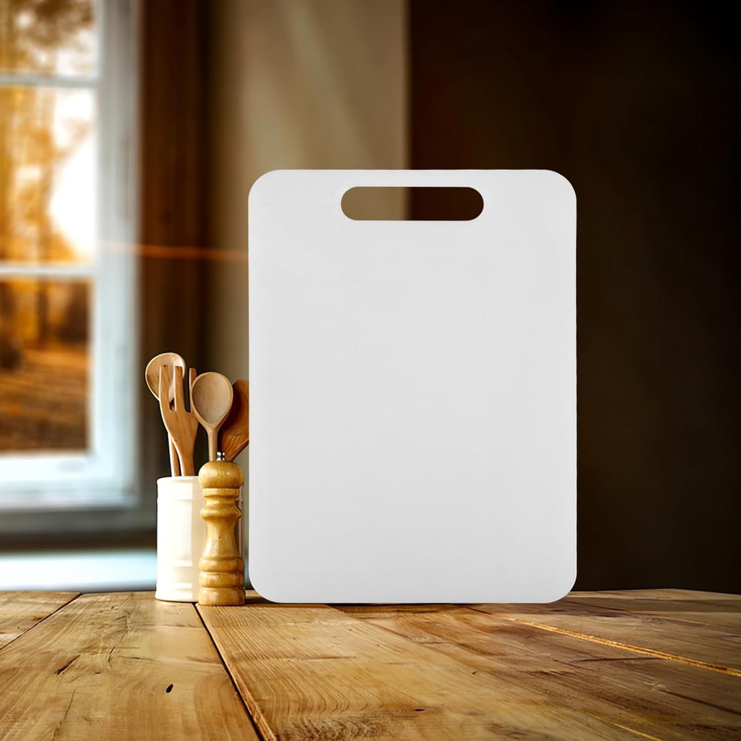 Apex Medium Plastic Chopping Board (3623 Cm  1 Pc) - Zidbik