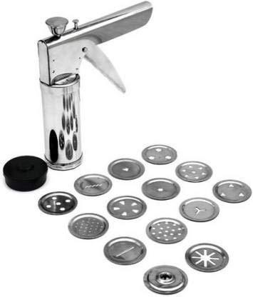 2327 15 In 1 Stainless Steel Kitchen Press With Different Parts - Zidbik