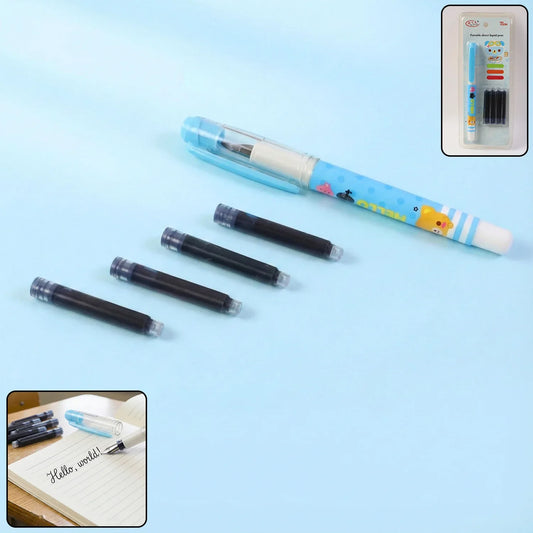 Cute Cartoon Liquid Ink Pen Set - Zidbik