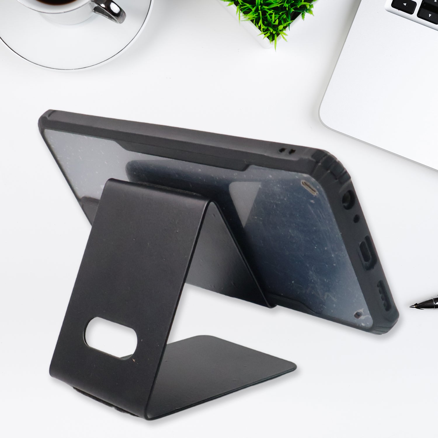 Metal Universal Mobile  Tablet Stand Holder - (1 Pc) - Zidbik