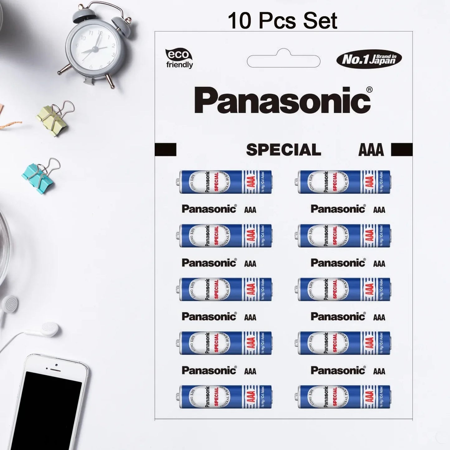 Panasonic Special Aaa Eco Friendly Battery (10 Pcs Set) - Zidbik