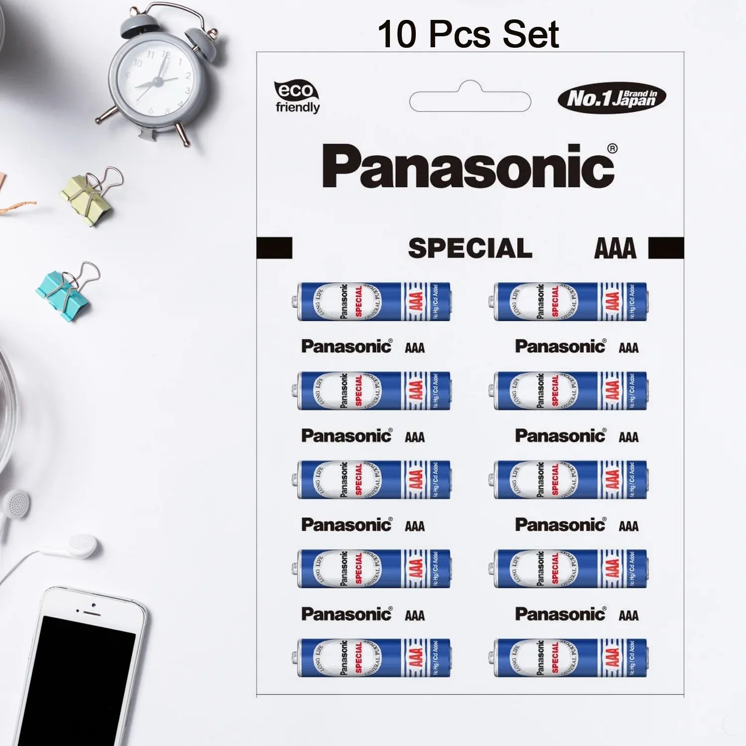 Panasonic Special Aaa Eco Friendly Battery (10 Pcs Set) - Zidbik
