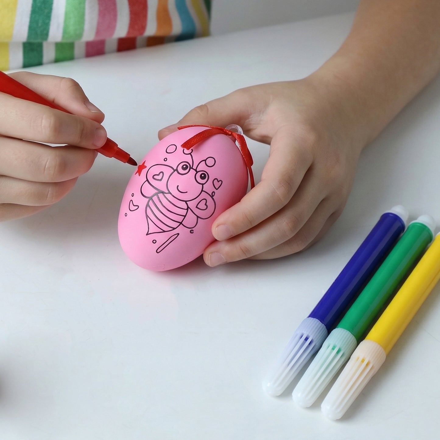 Creative Diy Paint Egg And Color Pens (1  Set)