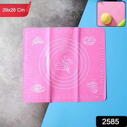 Non-stick Dough Rolling  Baking Mat - (1 Pc  29x26 Cm) - Zidbik
