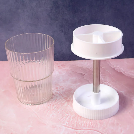 Rotating Bathroom Toothbrush Holder Stand (1 Pc) - Zidbik