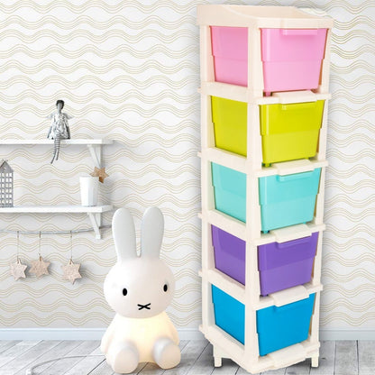 0702 5 Layer Multi-purpose Modular Drawer Storage System - Zidbik