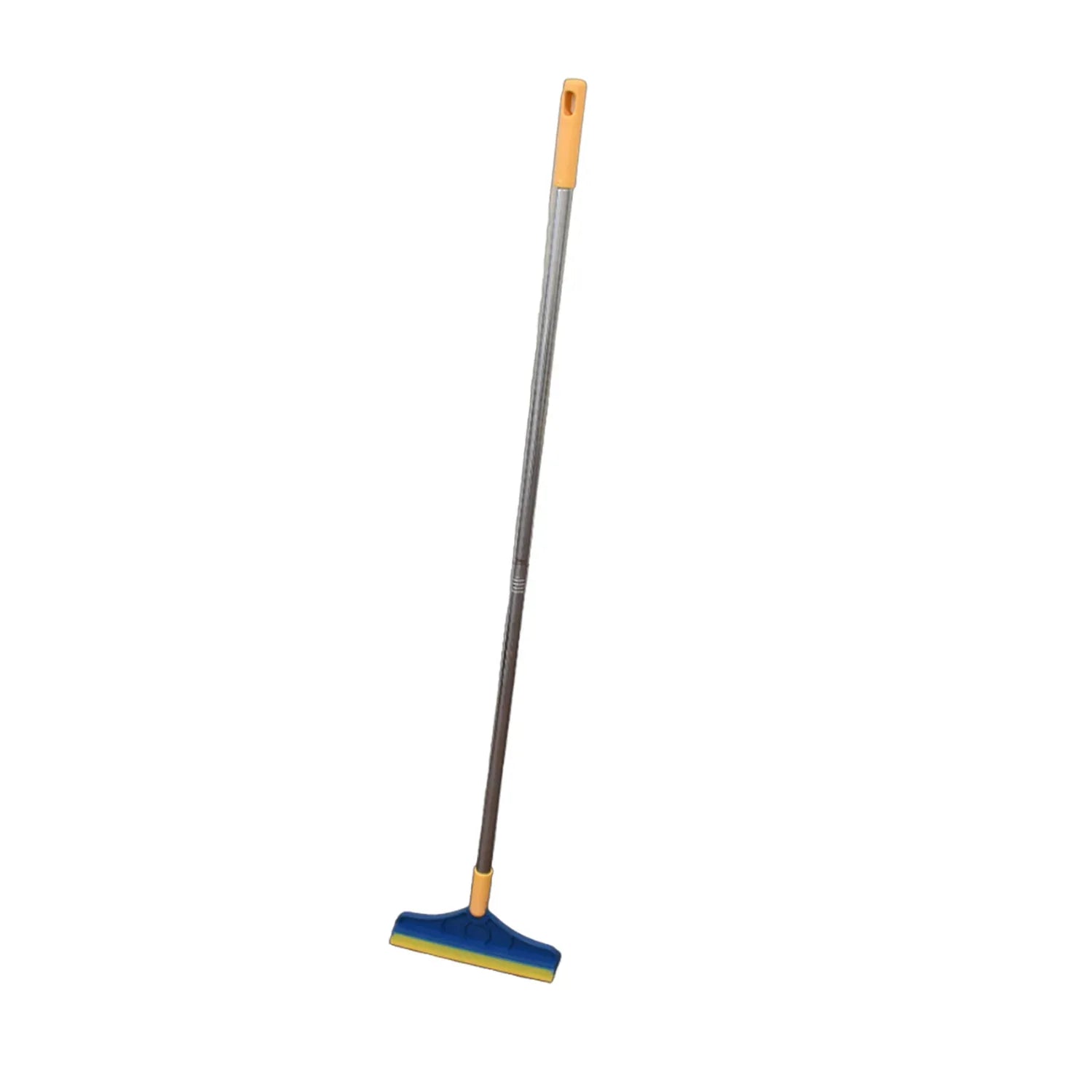 7928 2 In 1 Cleaning Brush Long Handle Floor Brush Rotatable Cleaning Brush For Bathroom Kitchen 120 Degree Triangular Rotating Brush Head With Wiper - Zidbik
