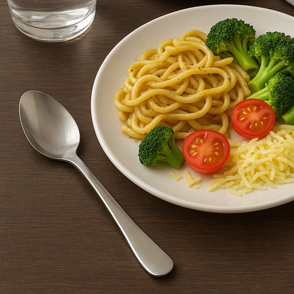 Stainless Steel Dining Spoon   Baby Spoon - (1 Pc) - Zidbik