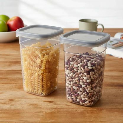Plastic Multipurpose Kitchen Storage Fridge Container (1200 Ml 6 Pc) - Zidbik