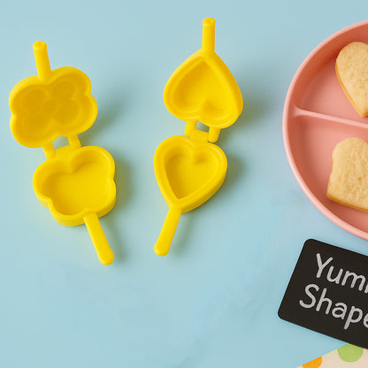 Plastic Cookie Cutter Mould Set (6 Pc) - Zidbik