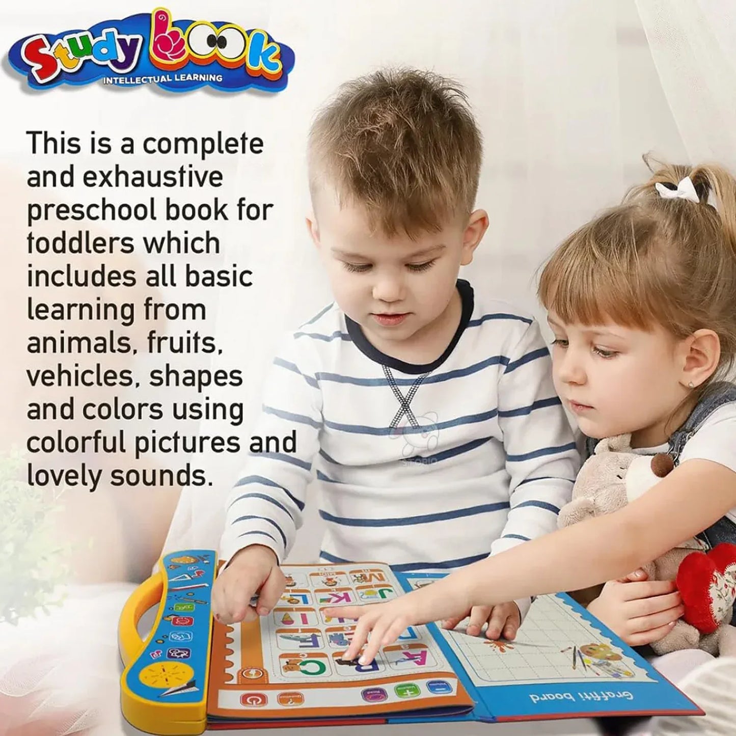 Interactive Intelligence Learning Book With Sound Phonics (1 Set) - Zidbik