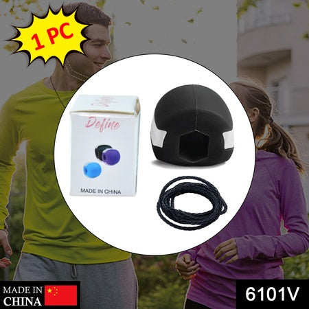 6101v Cn Blk Jaw Exerciser Used To Gain Sharp And Chiselled Jawline Easily And Fast. - Zidbik