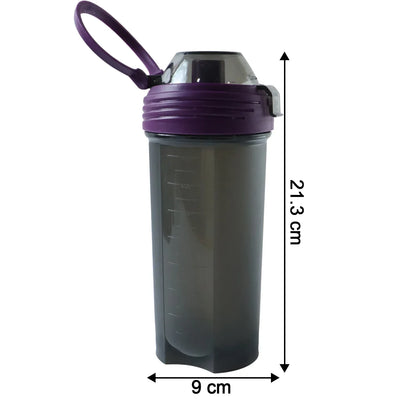 700 Ml Multipurpose Protein Shaker Bottle (1 Pc) - Zidbik