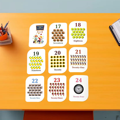 Kid Kraft Early Learner 32-piece Number Flashcard Set - Zidbik