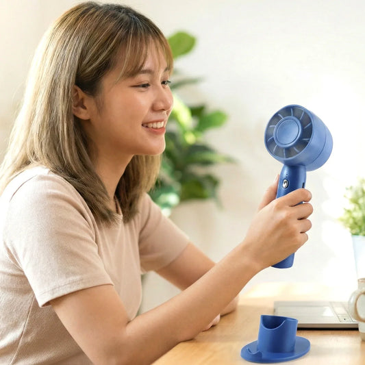 Rechargeable Mini Handheld Fan (1 Pc) - Zidbik