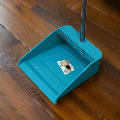 0627 Long Handle Dustpan And Brush 2 Piece Set For Sweeping Cleaning Home Office - Zidbik