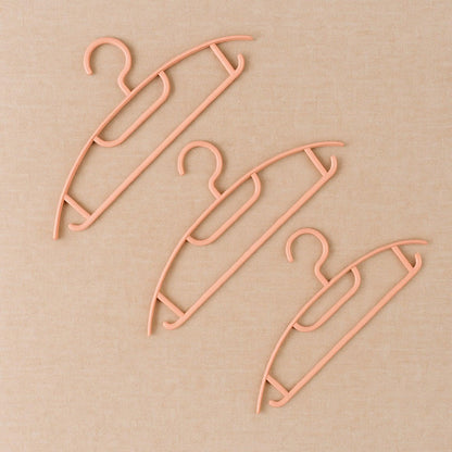 Ganesh Set Of 6 Durable Plastic Cloth Hangers - Zidbik