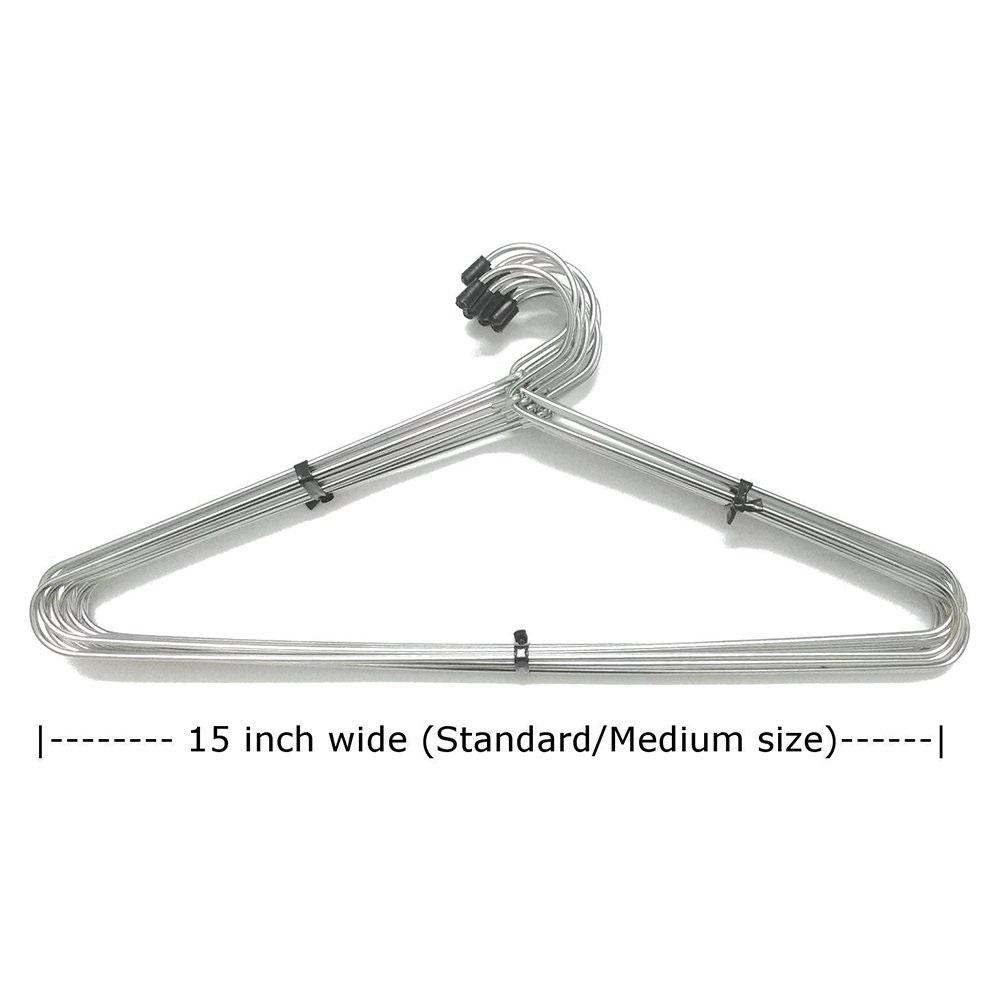 230 Stainless Steel Cloth Hanger (12 Pcs) - Zidbik