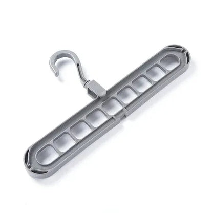 238 9 Hole Plastic Hanger Hanging Hook Indoor Wardrobe Clothes Organization Storage Balcony Windowsill Suit Racks - Zidbik