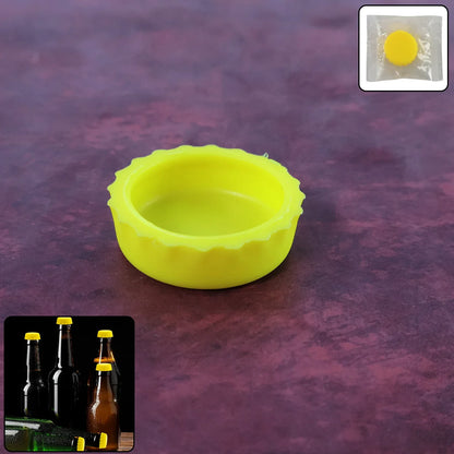 Reusable Silicone Bottle Cap Cover - (1 Pc) - Zidbik