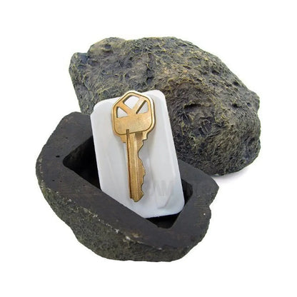 8744 Hide A Key Outside Rock Looks Like A Real Rock - Weatherproof Rock Key Perfect For Emergencies - Fake Rock Key Hider Outside Decorative (1 Pc) - Zidbik