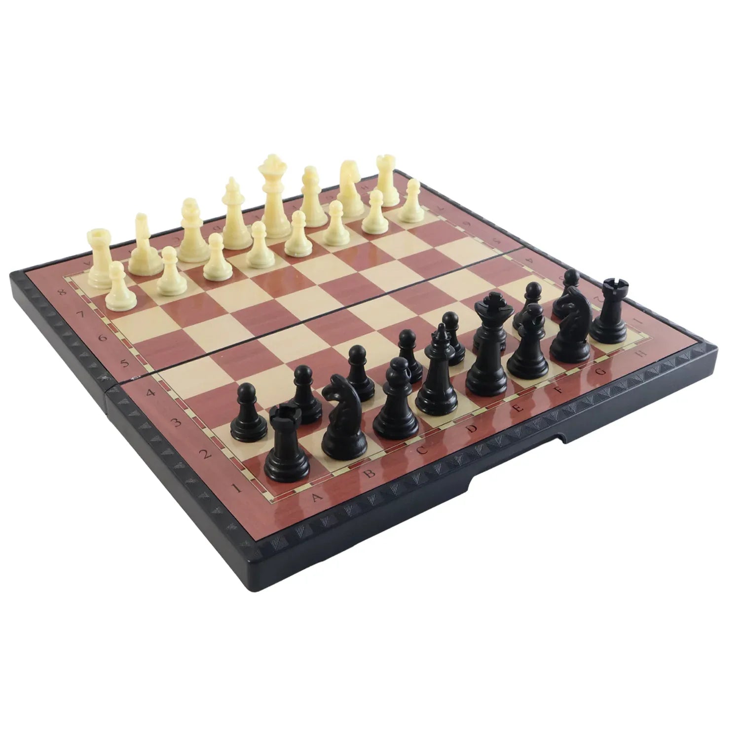 Foldable Magnetic Chess Board Game Set (24 X 24 Cm) - Zidbik