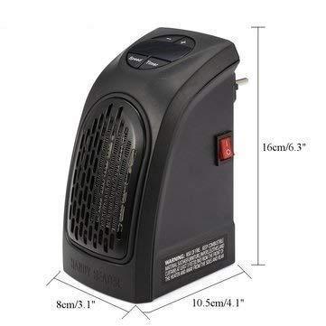 251 Electric Mini Handy Heater Plug-in Wall (400w) - Zidbik