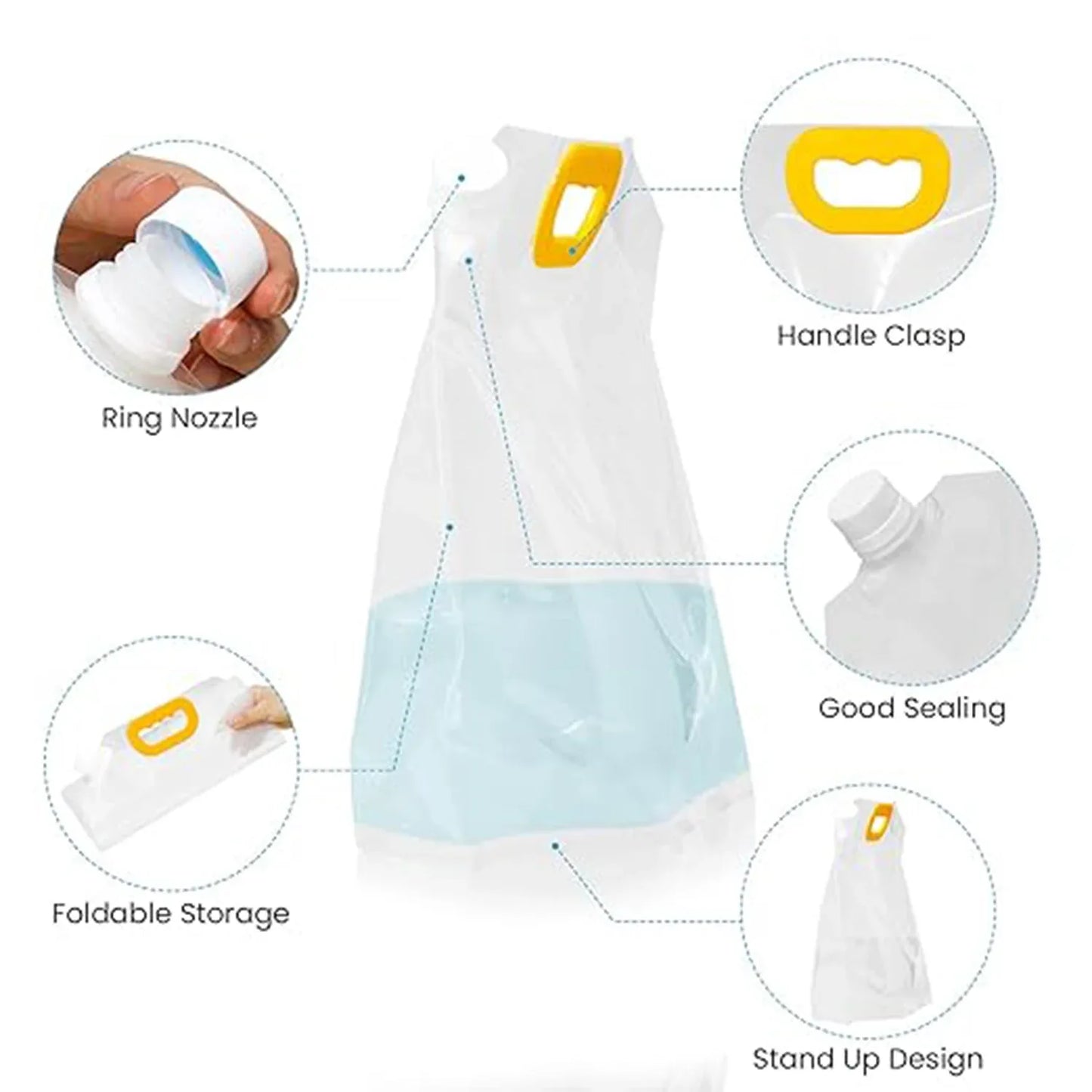 Airtight Refrigerator Storage Bags Food Storage Bag (25x21 Cm 1 Pc) - Zidbik