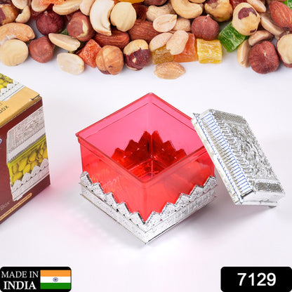 7129 Ruby Dryfruit Storage Container  Attractive Design Box For Home  Gifting  Kitchen Use - Zidbik