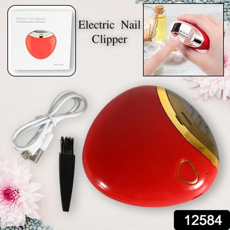 12584 Electric Manicure Automatic Nail Electric Nail Clippers Nail File Electric Nail Drill Electric Nail Cutter Cuticle Nail Grinder Safe Nail Clipper Baby Abs Pedicure Scissors - Zidbik