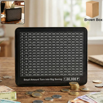 Reusable Savings Tracker Money Box (1 Pc) - Zidbik
