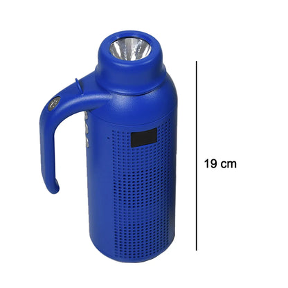 1287 Smart Bluetooth Speaker With Torch Light Wireless Bluetooth Speaker Night Flash Light Speaker - Zidbik