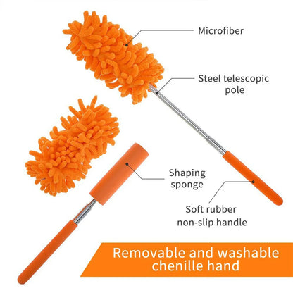 6017 Multipurpose Microfiber Fan Cleaning Duster For Quick And Easy Cleaning - Zidbik