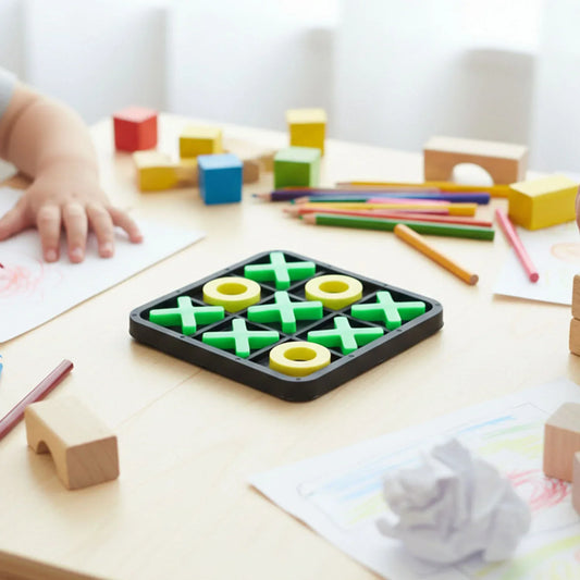 Classic Tic Tac Toe Board Game (1 Set ) - Zidbik