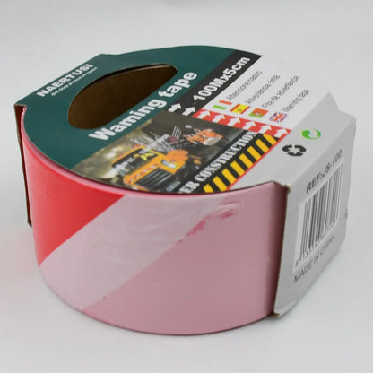 Safety Warning Tape Construction Barrier Tape Non-adhesive (100mx5cm) - Zidbik