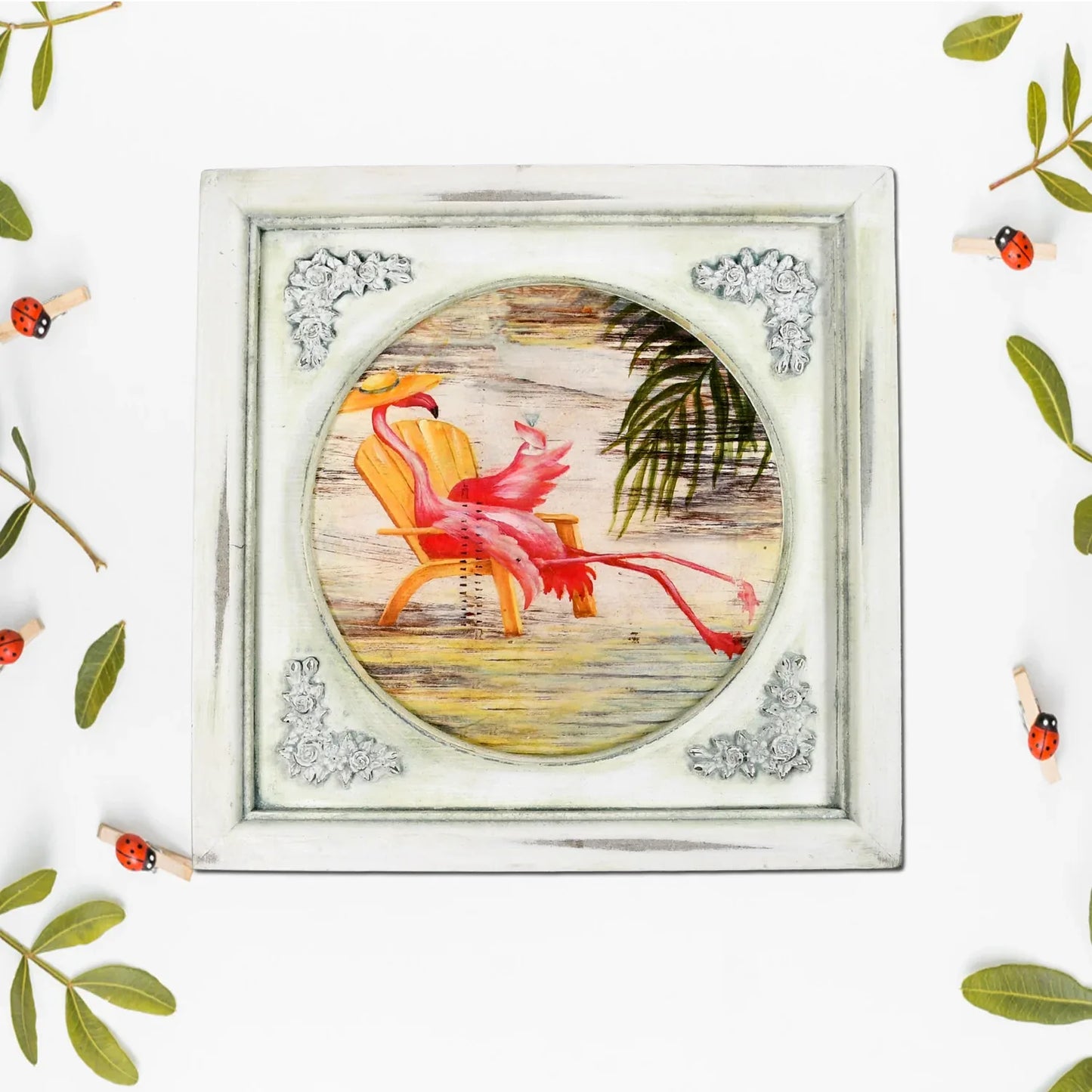7544 Desktop Photo Frame Picture Art Decoration Painting 12x12 Inch (1pc). - Zidbik