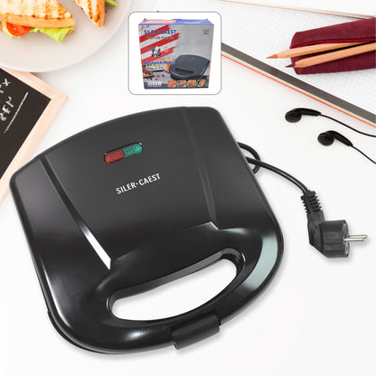 2819 Sandwich Maker Makes Sandwich Non-stick Plates Easy To Use With Indicator Lights - Zidbik