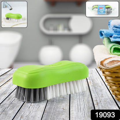 Pro Clean Multi-purpose Cloth Washing Brush With Plastic Handle (1 Pc) - Zidbik