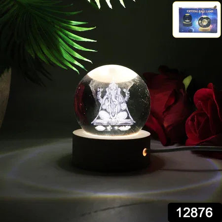 3d Crystal Ball Lamps For Bedroom 3d Lamps For Home Decoration 3d Crystal Ball Night Light Gifts For Women Gifts For Men Room Decor Items For Bedroom For Friend And Family(1 Pc) - Zidbik