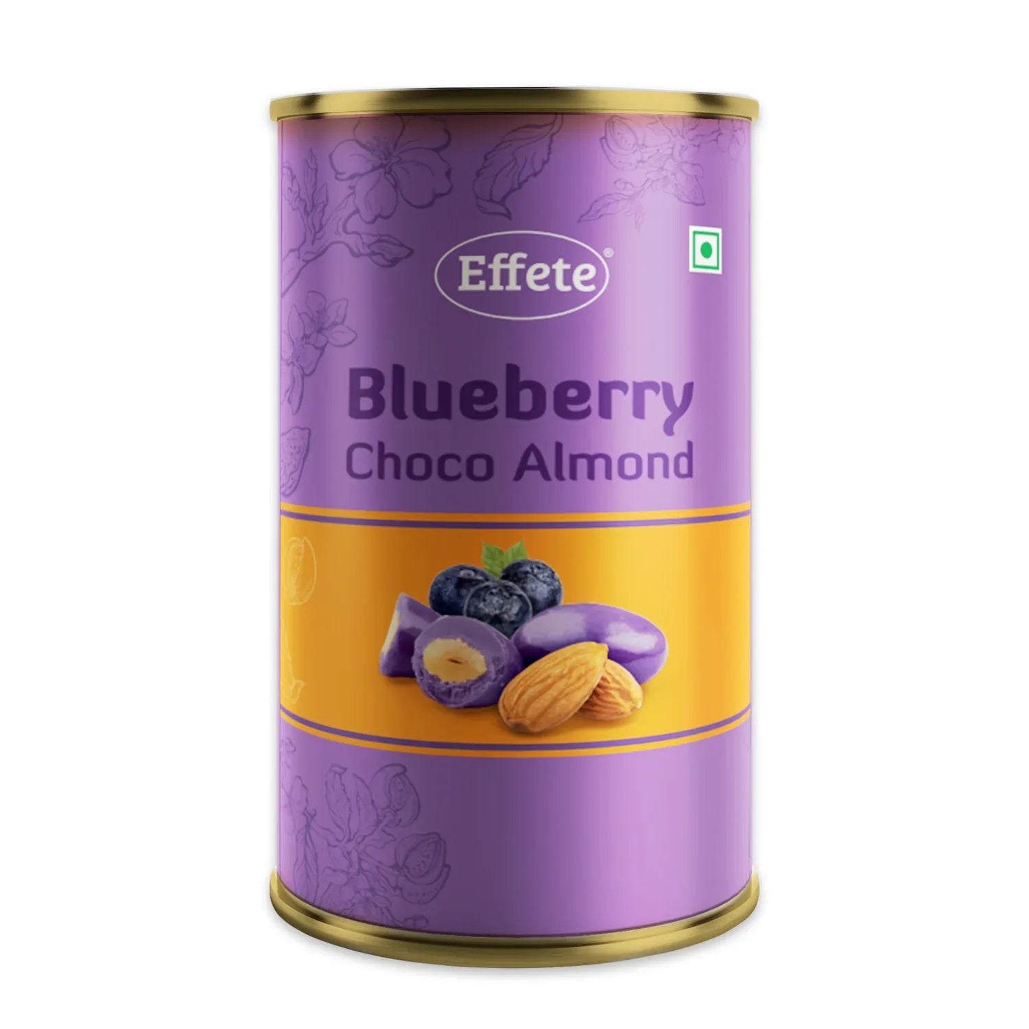 Blue Berry Choco Almond Chocolate (96 Gm) - Zidbik