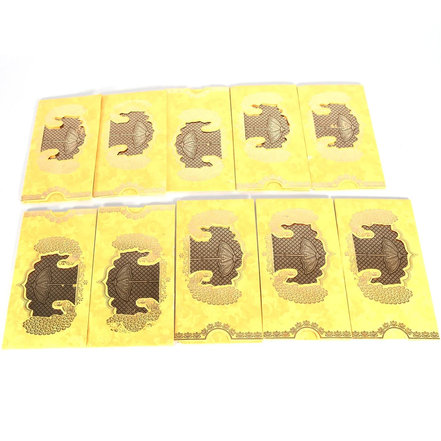 Wedding Gift Envelopes Pack Of 10 Pcs Money Cash Gift Cover Shagun Birthday Marriage Baby Shower Anniversary Money Envelope Lifafa Envelope Multicolor Premium Envelope (10 Pcs Set) - Zidbik