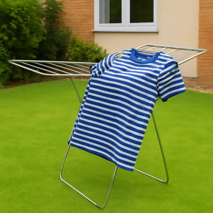 Supermom Premium Stainless Steel Heavy Duty Foldable Cloth Drying Stand (1 Pc) - Zidbik