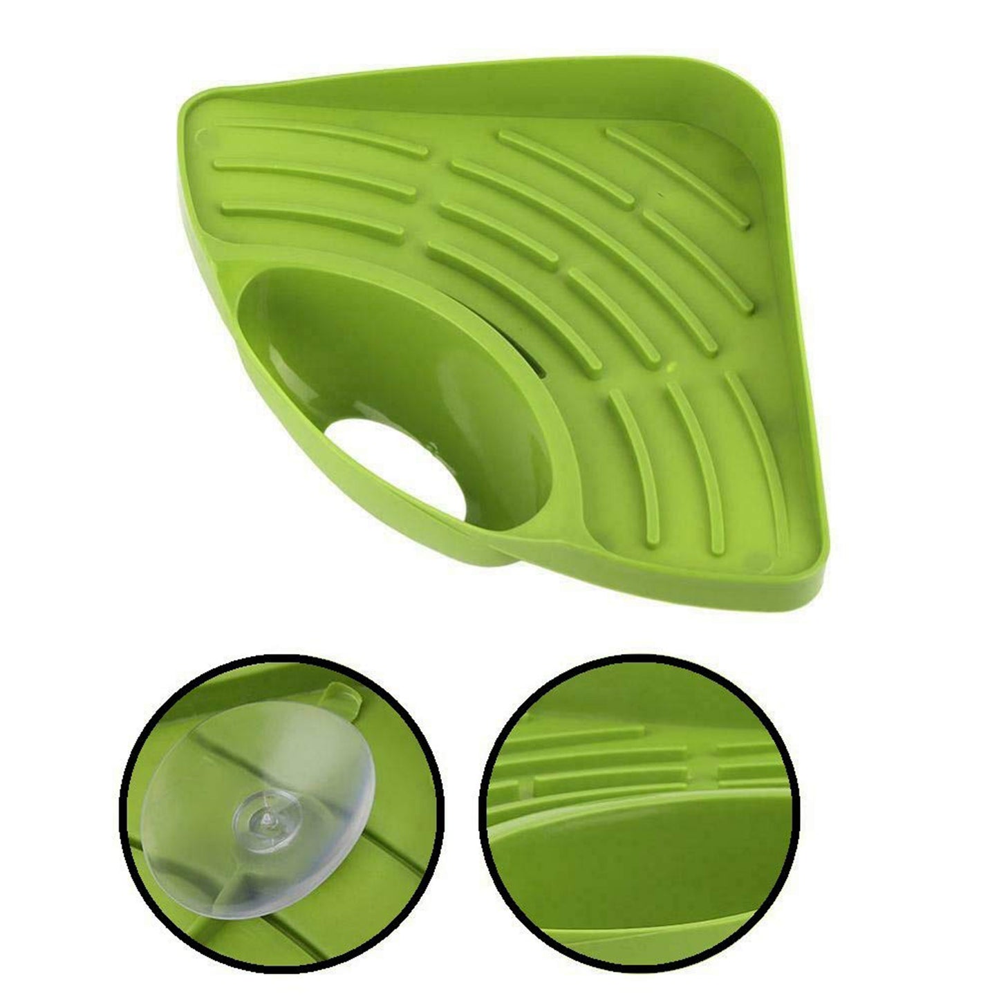 0861h Corner Sink Strainer For Draining Kitchen Waste In Sinks And Wash Basins. - Zidbik