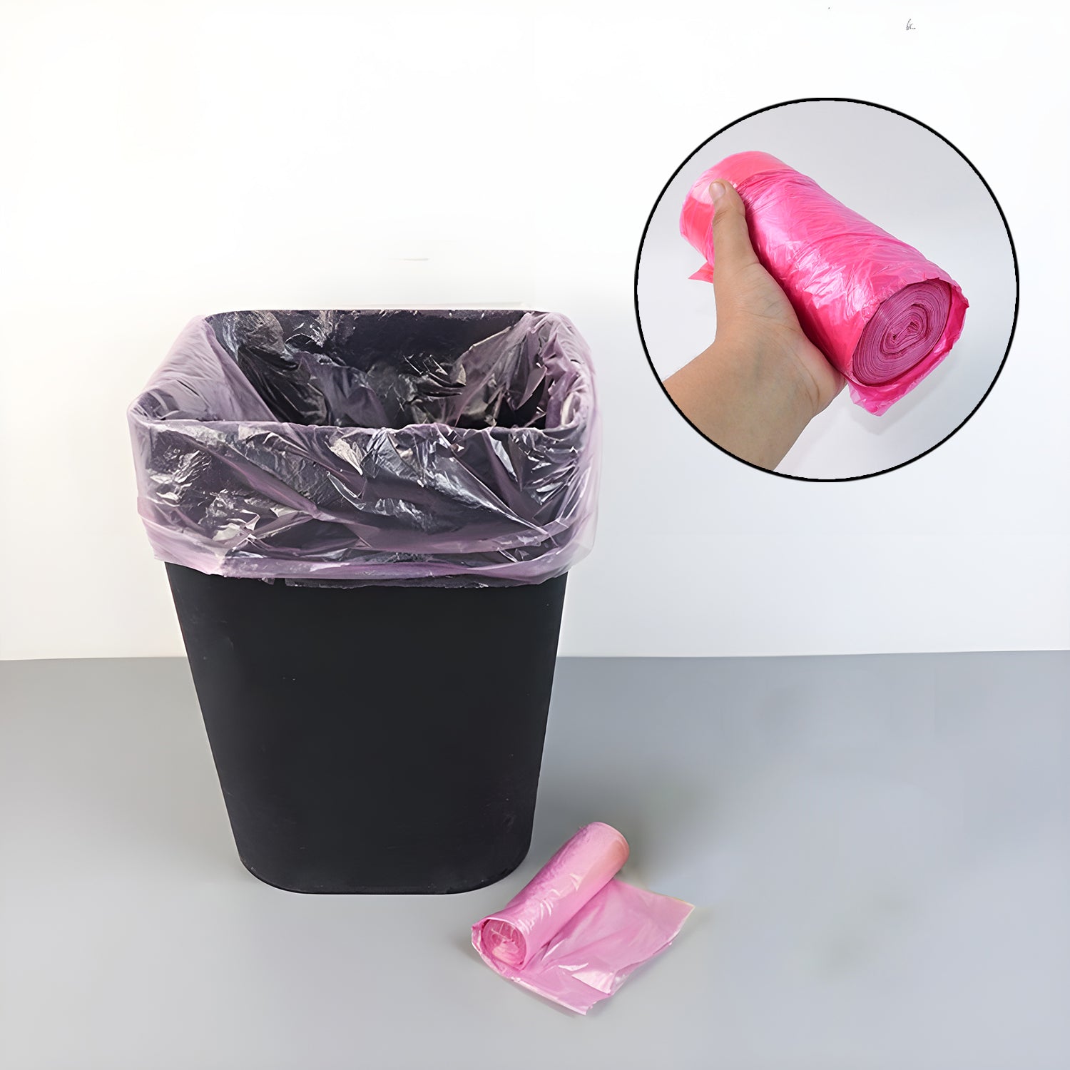 Garbage Bags Roll 45 X 45 Cm (1 Pc  Mix Color) - Zidbik