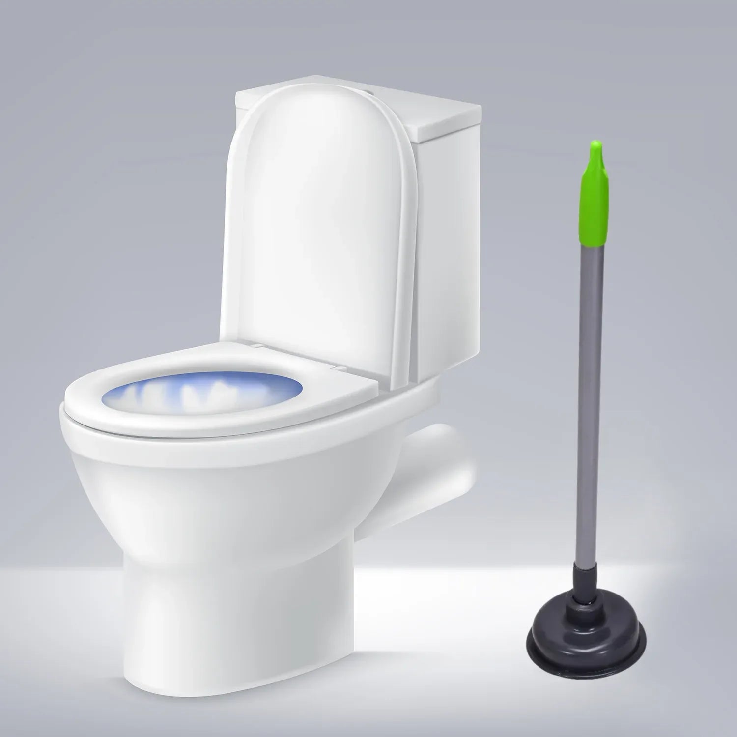 4031 Toilet Plunger - For Clogs In Toilet Bowls And Sinks In Homes Commercial And Industrial Buildings. - Zidbik