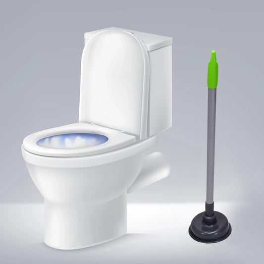 4031 Toilet Plunger - For Clogs In Toilet Bowls And Sinks In Homes Commercial And Industrial Buildings. - Zidbik