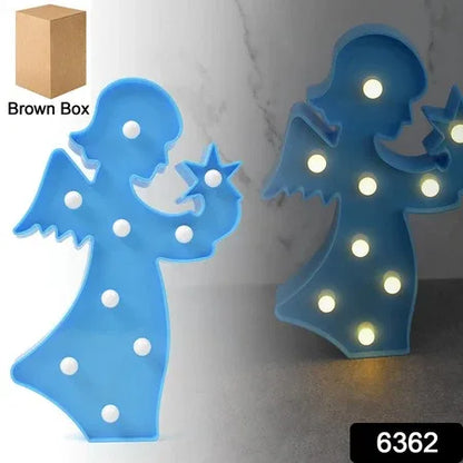 Led Night Light Coconut Tree Light Romantic Table Lamp (1 Pc Battery Not Included) - Zidbik