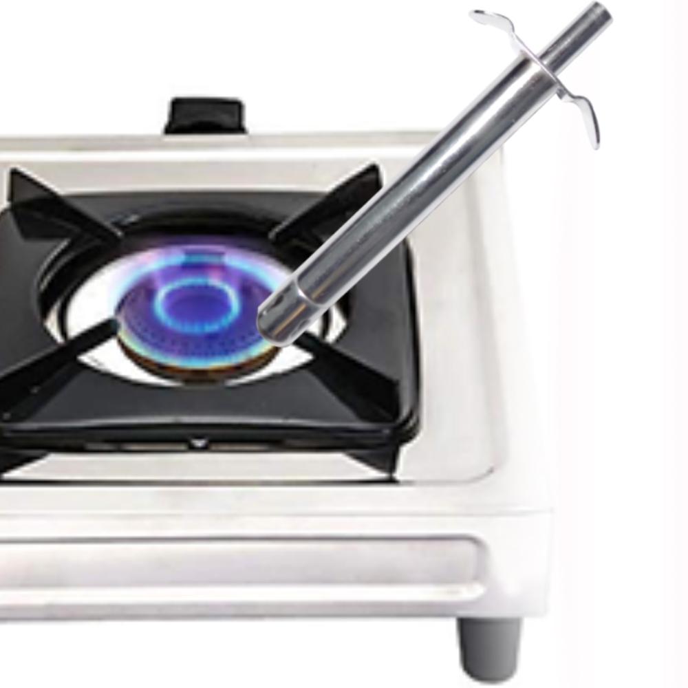 2157 Stainless Steel Electronic Gas Lighter For Lighting Gas Stove - Zidbik