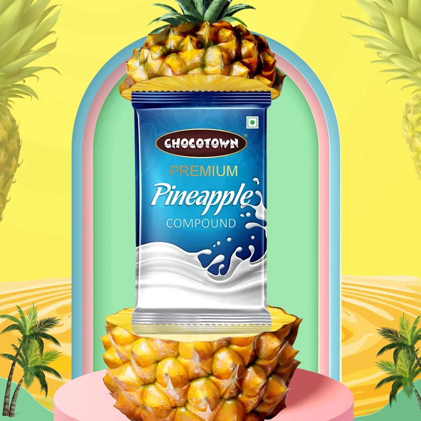 Chocotown Premium Pineapple Compound (500gm) - Zidbik